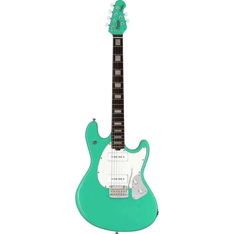 Foto van Sterling by music man stingray plus sr50x seafoam green elektrische gitaar