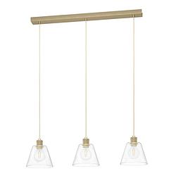 Foto van Eglo copley hanglamp - e27 - 90 cm - goud