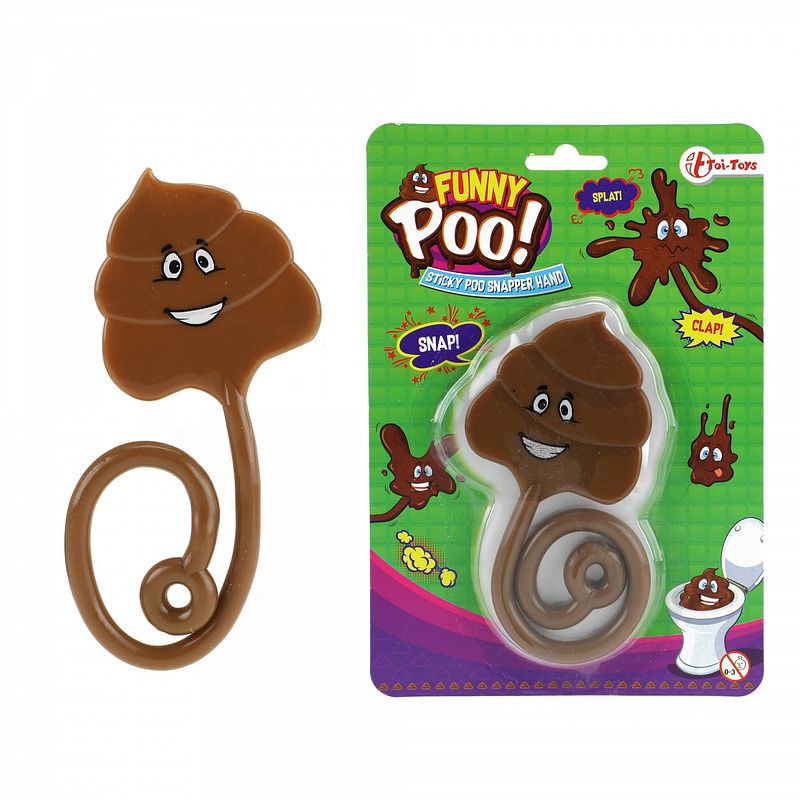 Foto van Toi-toys funny poo lachende plakdrol