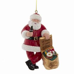 Foto van Kurt s. adler - coca cola santa ornament 4 inch