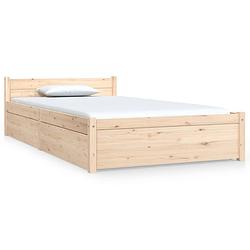 Foto van Vidaxl bedframe met lades 90x190 cm 3ft single