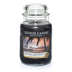 Foto van Yankee candle large jar geurkaars - black coconut
