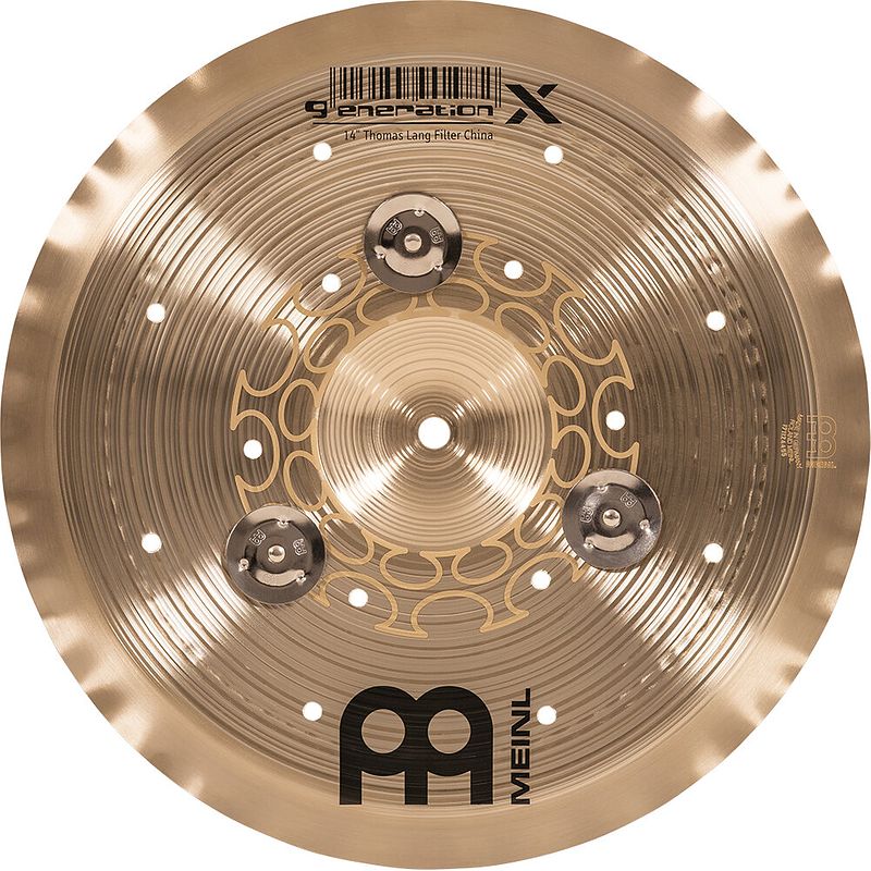 Foto van Meinl gx-14fch-j generation x jingle filter china bekken met jingles