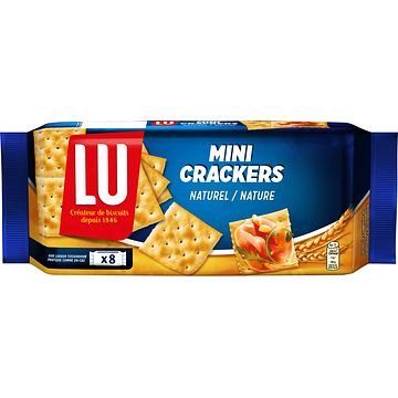 Foto van Lu mini crackers naturel 8 pakjes 250g bij jumbo