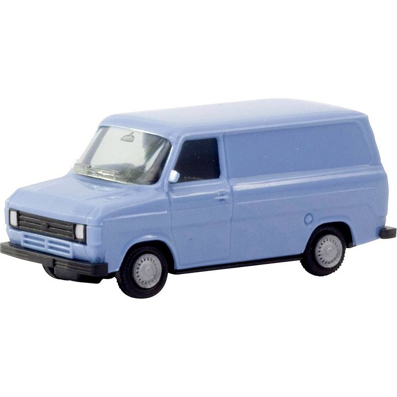 Foto van Herpa 094863 h0 vrachtwagen ford transit bestelbus, pastelblauw