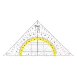 Foto van Soho flexibele geodriehoek 16 cm transparant