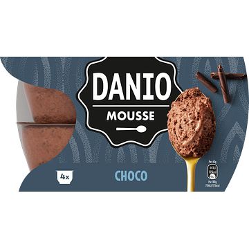 Foto van Danio mousse choco 4 x 60g bij jumbo