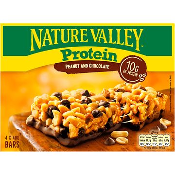 Foto van Nature valley protein pinda & chocolade 4 repen 4 x 40g bij jumbo