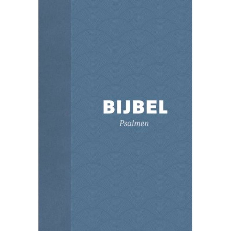 Foto van Bijbel (hsv) met psalmen - hardcover blauw met