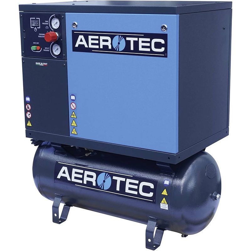 Foto van Aerotec 520-90 supersilent pneumatische compressor 90 l 10 bar