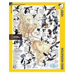 Foto van New york puzzle company - bird migration 1000-delige puzzel