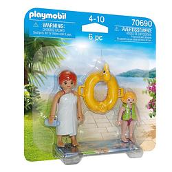 Foto van Playmobil badgasten duopack waterpark (70690) 6-delig