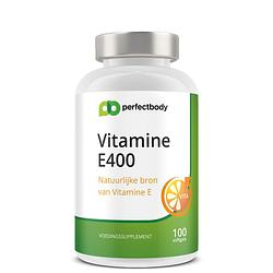 Foto van Perfectbody vitamine e capsules - 100 softgels