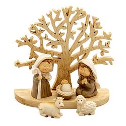 Foto van Clayre & eef bruine kerstgroep 11*5*10 cm 6pr4743