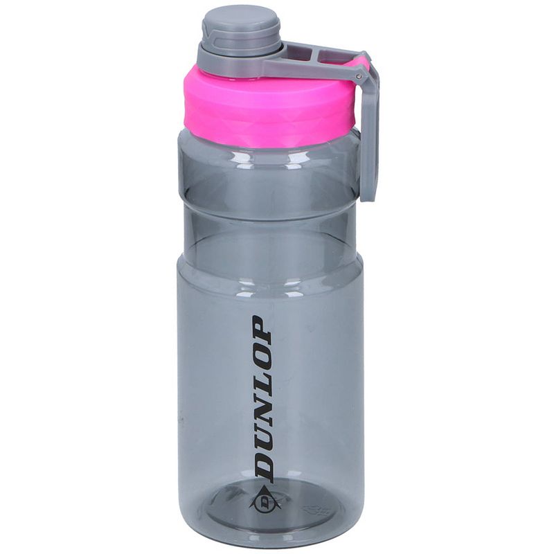 Foto van Transparant roze bidon/drinkfles 1100 ml - drinkflessen