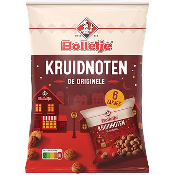 Foto van Bolletje kruidnoten de originele 6 x 50g bij jumbo