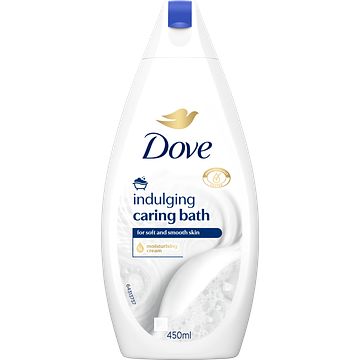 Foto van Dove caring bath badcreme indulging cream 450ml bij jumbo