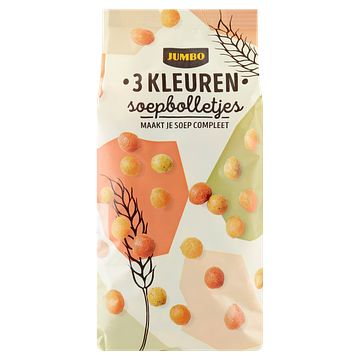 Foto van Jumbo 3 kleuren soepbolletjes 125g