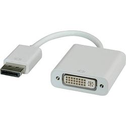 Foto van Roline displayport / dvi adapterkabel displayport stekker, dvi-d 24+1-polige bus 0.15 m grijs 12.03.3133 displayport-kabel