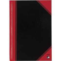 Foto van Bantex notitieboekje, ft a6, 192 bladzijden, gelijnd, rood en zwart 6 stuks