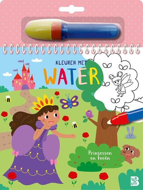 Foto van Kleuren met water prinsessen en feeã«n - paperback (9789403227757)