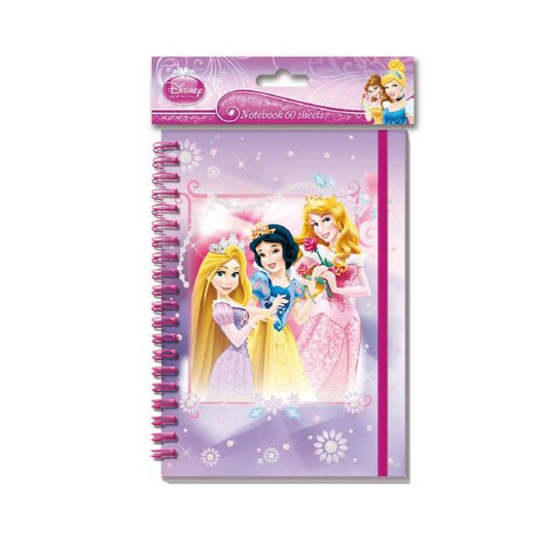 Foto van Disney notitieboekje princess junior a5 papier paars