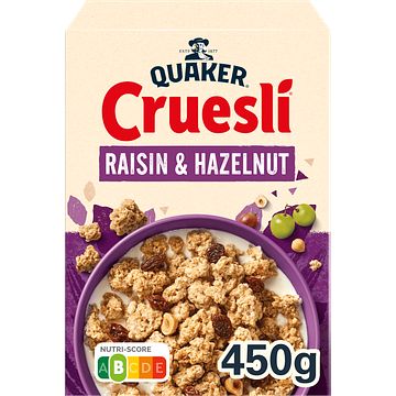 Foto van Quaker cruesli raisin 450gr bij jumbo