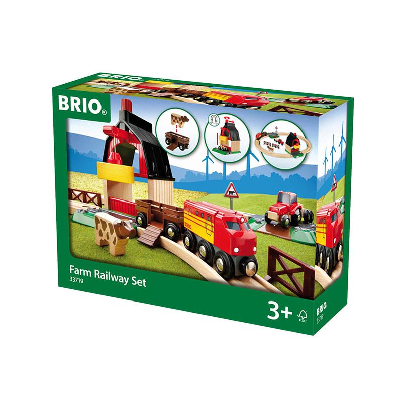 Foto van Brio treinset met boerderij 33719