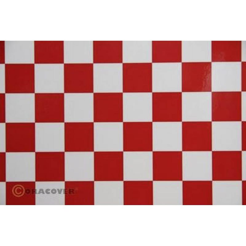 Foto van Oracover 43-010-023-010 strijkfolie fun 3 (l x b) 10 m x 60 cm wit, rood