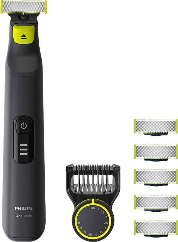 Foto van Philips oneblade pro qp6530/31 + 5 mesjes