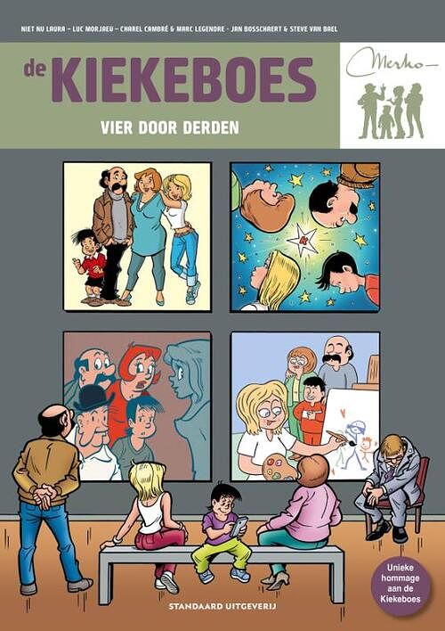 Foto van Vier door derden - hommage de kiekeboes - merho - paperback (9789002271502)