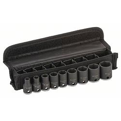 Foto van Bosch accessories 2608551098 dop (zeskant) dopsleutelinzetset 9-delig 3/8 (10 mm)