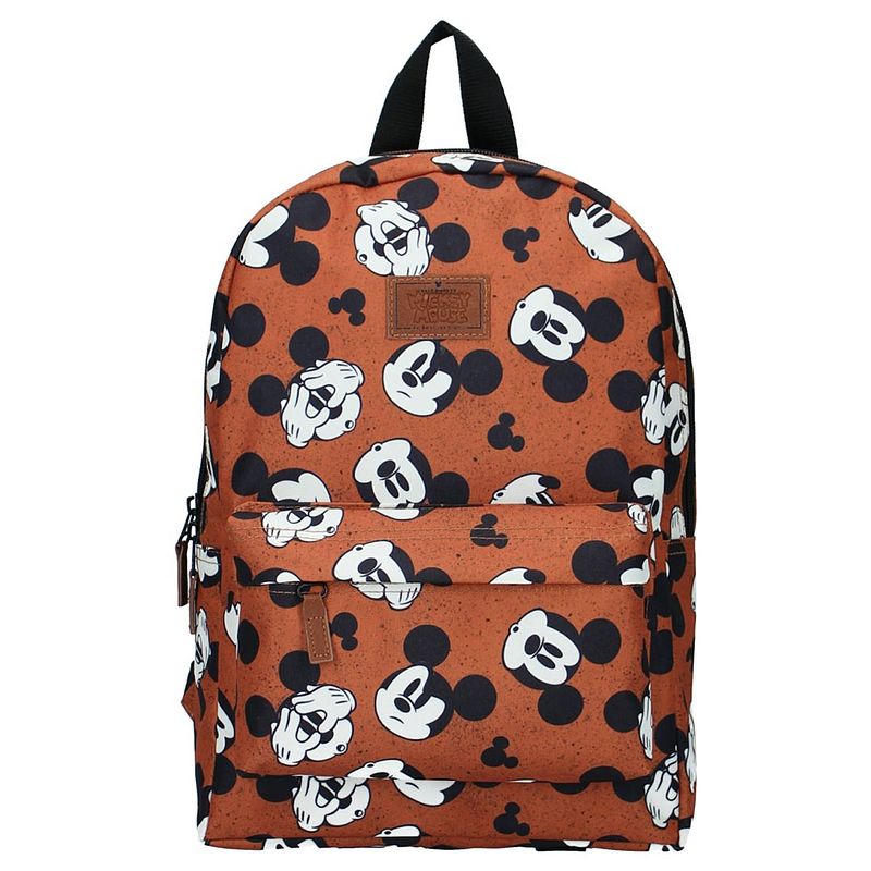 Foto van Disney rugzak mickey junior 33 x 23 x 12 cm polyester bruin