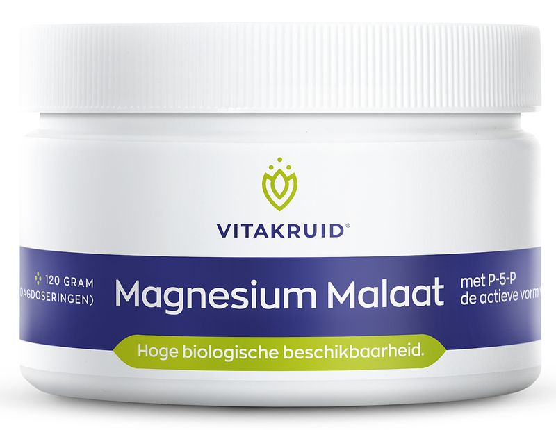 Foto van Vitakruid magnesium malaat poeder