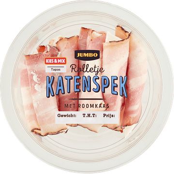 Foto van 3 voor € 6,00 | jumbo katenspek roomkaas 90g aanbieding bij jumbo