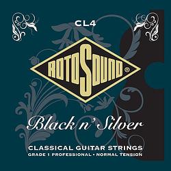 Foto van Rotosound cl4 black n's silver klassieke gitaarsnaren