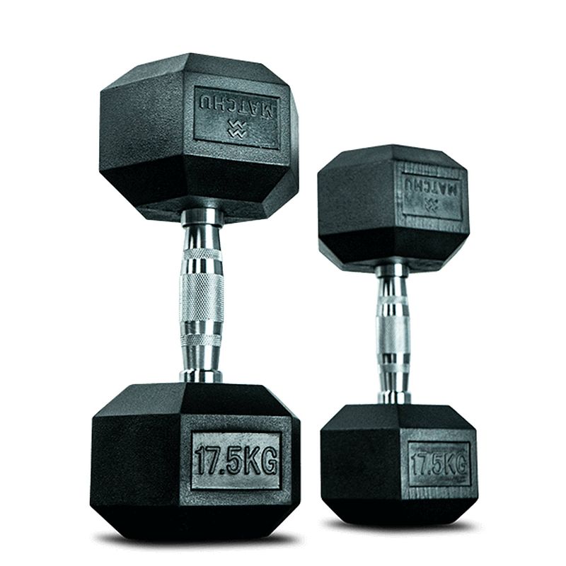 Foto van Matchu sports hexa dumbbells - 17,5 kg