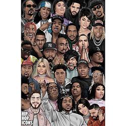 Foto van Pyramid hip hop icons poster 61x91,5cm