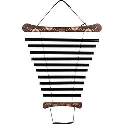 Foto van Meinl mfc10cmibk meditation flow chimes c-minor black 95 centimeter, 10 noten