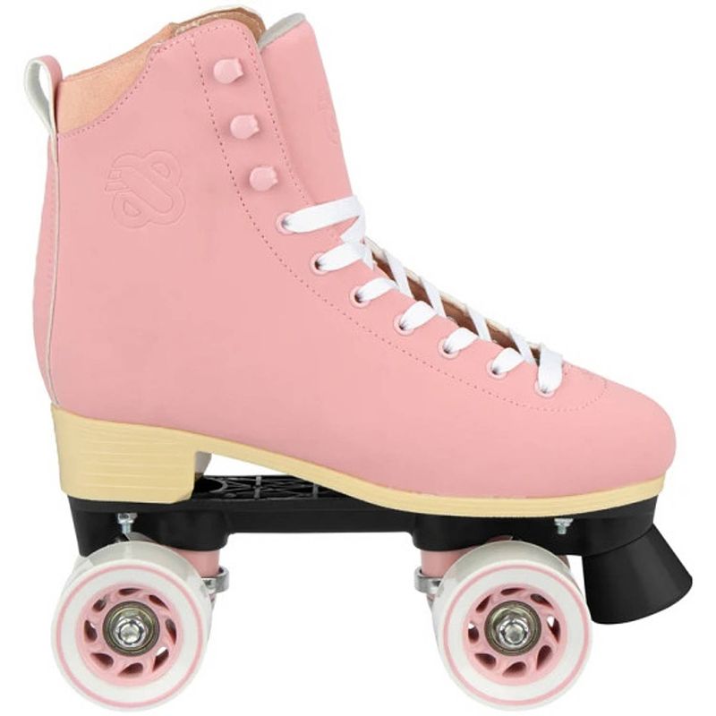 Foto van Nijdam rolschaatsen nubuck - candy cakes - roze - maat 37