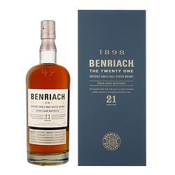 Foto van Benriach 21 years 70cl whisky + giftbox