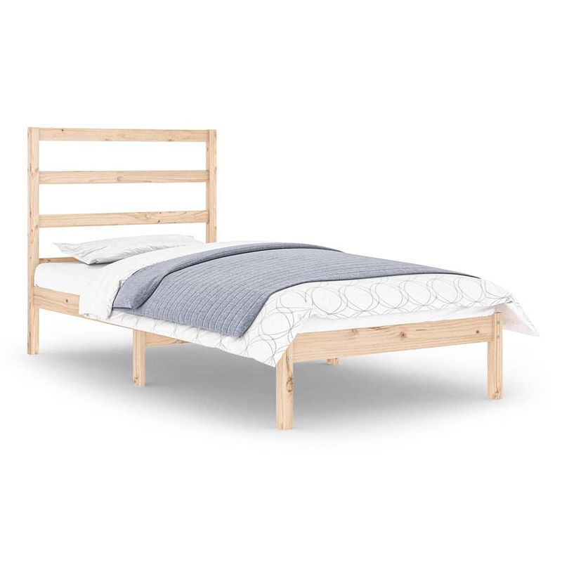 Foto van Vidaxl bedframe massief hout 90x190 cm single