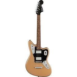 Foto van Squier contemporary jaguar hh st shoreline gold elektrische gitaar