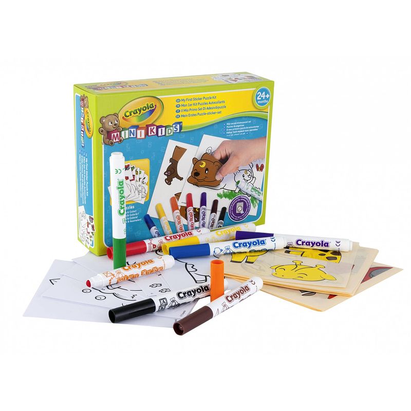 Foto van Crayola mini kids: stickerpuzzel set