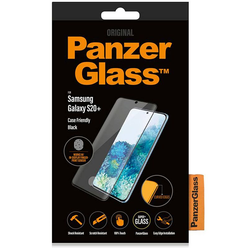 Foto van Panzerglass case friendly screenprotector voor de samsung galaxy s20 plus