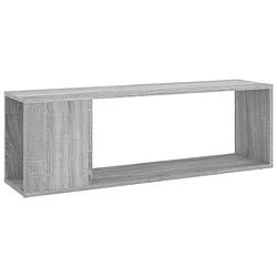 Foto van Vidaxl tv-meubel 100x24x32 cm bewerkt hout grijs sonoma eikenkleurig