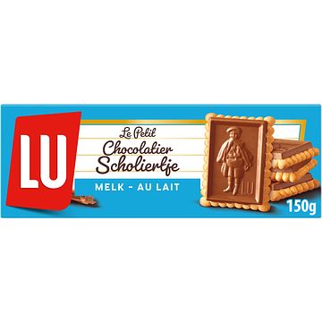 Foto van Lu scholiertje chocolade koekjes melk 2 x 6 biscuits 150g bij jumbo