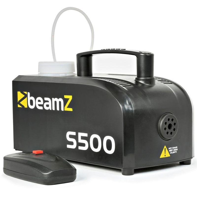 Foto van Beamz s500 kunststof rookmachine inclusief rookvloeistof