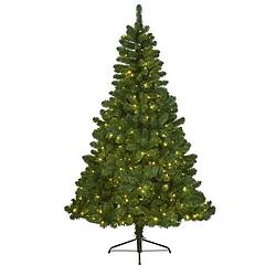 Foto van Kunst kerstboom imperial pine met verlichting 150 cm