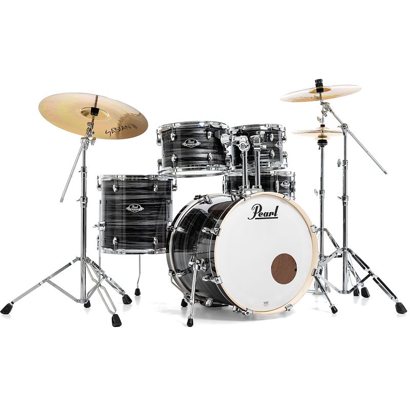 Foto van Pearl exx705nbr/c778 export graphite silver twist 5-delig drumstel